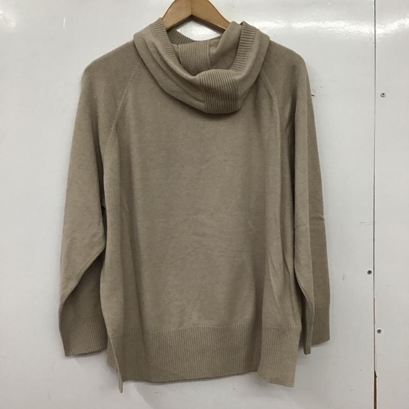 ひより HIYORI パーカー 長袖 無地 ベージュ / ベージュ / beige レディース USED 古着 中古 10157713