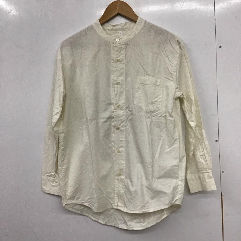 ひより HIYORI シャツ、ブラウス 長袖 FREE 無地 オフホワイト / オフホワイト / レディース USED 古着 中古 10157715