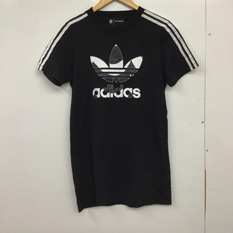 アディダス adidas Tシャツ 半袖 marimekko H20487 M プリント 黒 / ブラック / black レディース USED 古着 中古 10157717