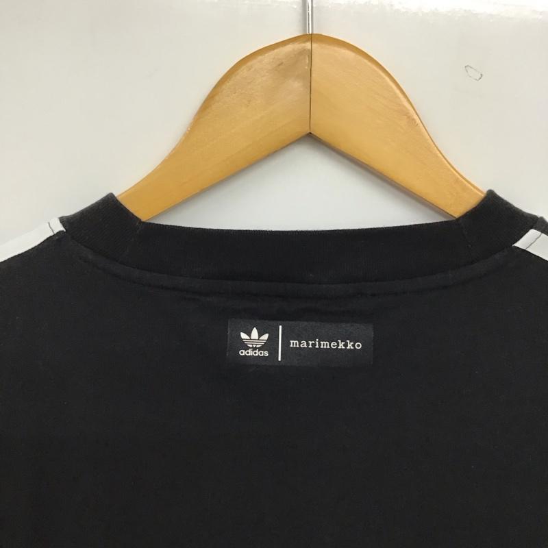 アディダス adidas Tシャツ 半袖 marimekko H20487 M プリント 黒 / ブラック / black レディース USED 古着 中古 10157717