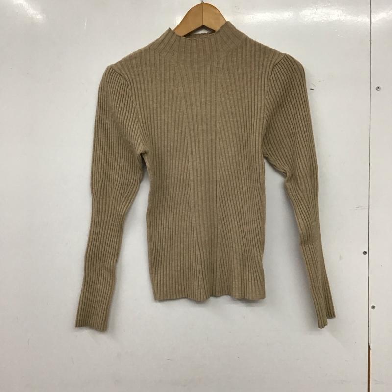 スナイデル SNIDEL ニット、セーター 長袖 SWNT195068 パフスリーブニットプルオーバー FREE 無地 ベージュ / ベージュ / beige レディース USED 古着 中古 10157718