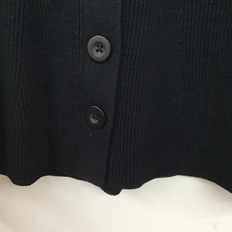 ジーナシス JEANASIS ベスト ベスト JS065055CF ペプラムニットベスト FREE 無地 黒 / ブラック / black レディース USED 古着 中古 10157720
