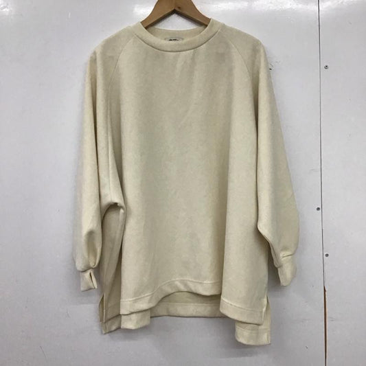 ニコアンド niko and... トレーナー 長袖 FREE 無地 オフホワイト / オフホワイト / レディース USED 古着 中古 10157722