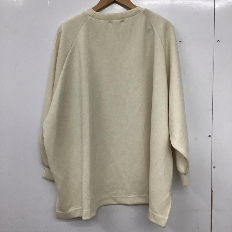 ニコアンド niko and... トレーナー 長袖 FREE 無地 オフホワイト / オフホワイト / レディース USED 古着 中古 10157722