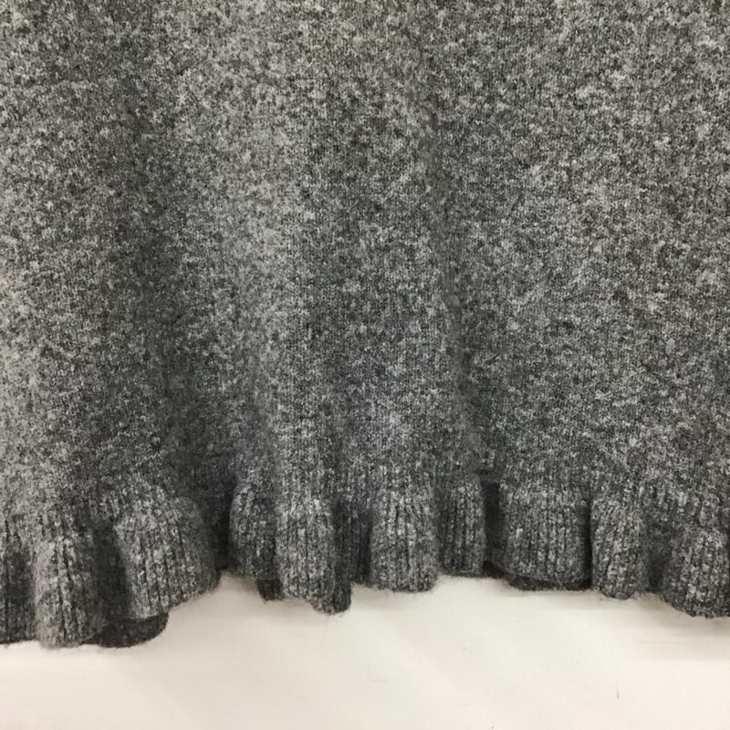 ザラ ZARA ニット、セーター 半袖 M 無地 灰 / グレー / gray レディース USED 古着 中古 10157723