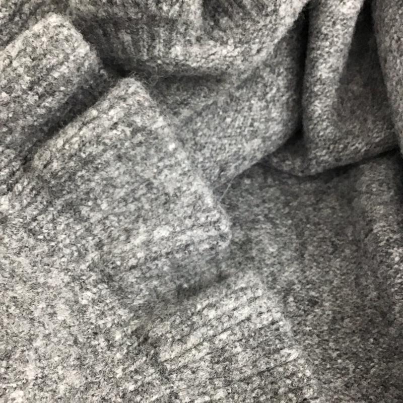 ザラ ZARA ニット、セーター 半袖 M 無地 灰 / グレー / gray レディース USED 古着 中古 10157723