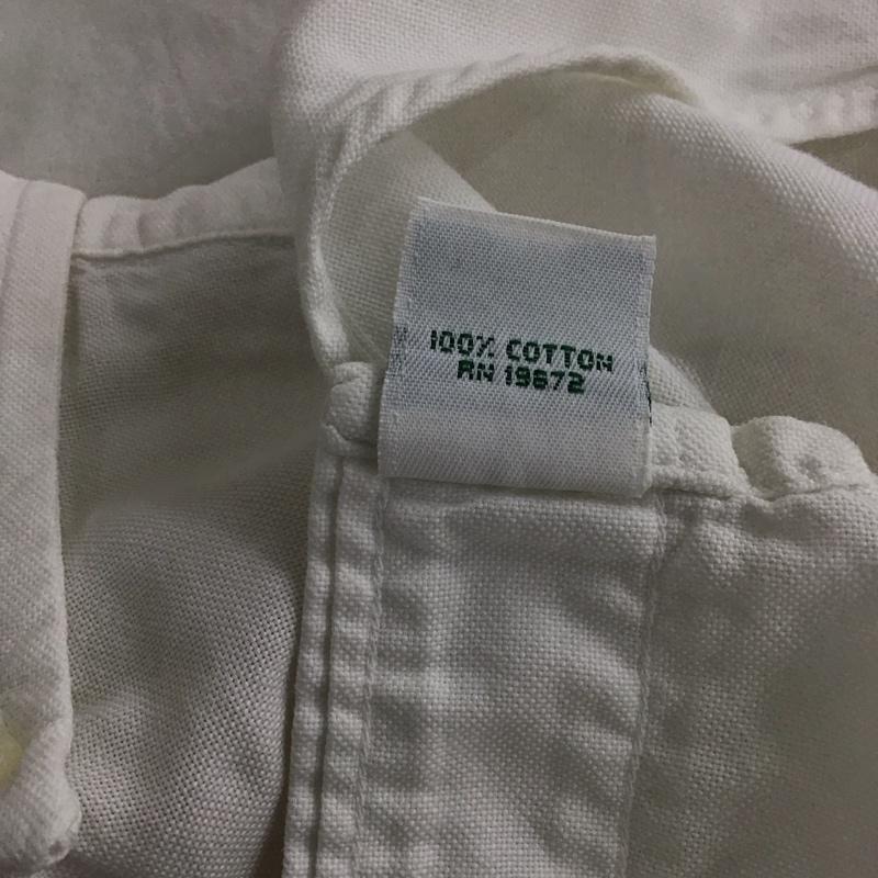 ポロバイラルフローレン Polo by RALPH LAUREN シャツ、ブラウス 長袖 長袖シャツ 無地シャツ カラーシャツ ボタンダウンシャツ ロゴ、文字 白 / ホワイト / white メンズ USED 古着 中古 10157724