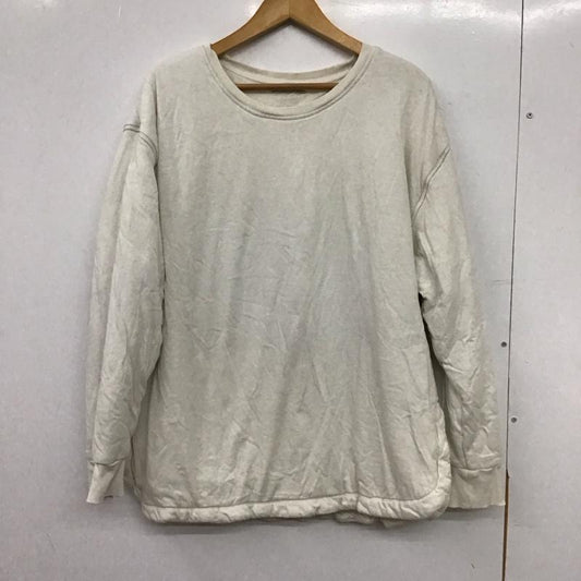 ザラ ZARA カットソー 長袖 L 無地 オフホワイト / オフホワイト / レディース USED 古着 中古 10157725