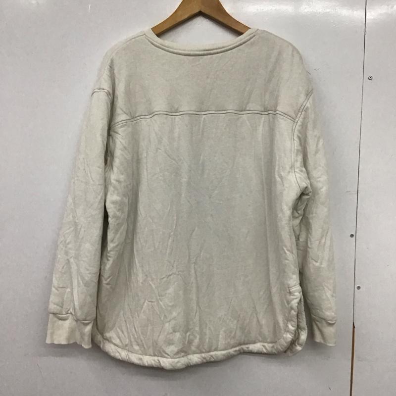 ザラ ZARA カットソー 長袖 L 無地 オフホワイト / オフホワイト / レディース USED 古着 中古 10157725