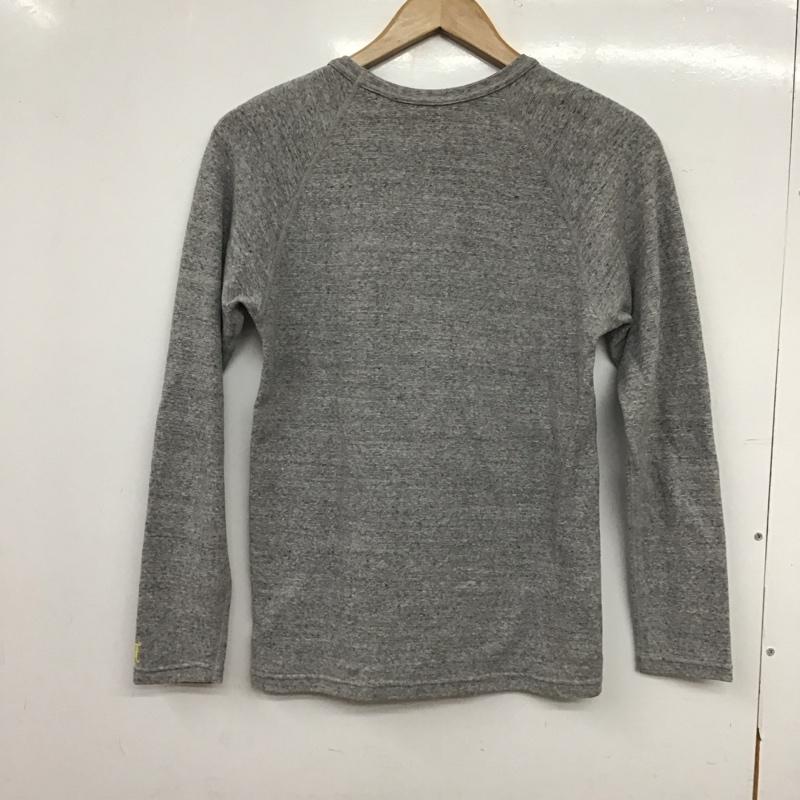 ハリウッドランチマーケット H.R MARKET カットソー 長袖 長袖カットソー クルーネックカットソー プリントカットソー 2 無地 灰 / グレー / gray メンズ USED 古着 中古 10157726