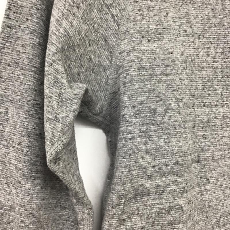 ハリウッドランチマーケット H.R MARKET カットソー 長袖 長袖カットソー クルーネックカットソー プリントカットソー 2 無地 灰 / グレー / gray メンズ USED 古着 中古 10157726