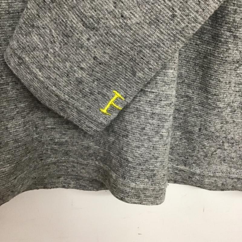ハリウッドランチマーケット H.R MARKET カットソー 長袖 長袖カットソー クルーネックカットソー プリントカットソー 2 無地 灰 / グレー / gray メンズ USED 古着 中古 10157726