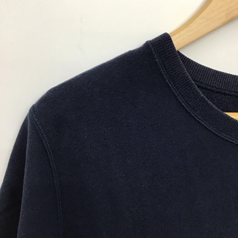エムエイチエル MHL. Tシャツ 半袖 半袖カットソー プリントTシャツ クルーネックカットソー L ロゴ、文字 紺 / ネイビー / navy メンズ USED 古着 中古 10157727