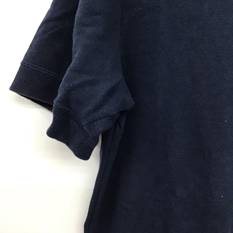 エムエイチエル MHL. Tシャツ 半袖 半袖カットソー プリントTシャツ クルーネックカットソー L ロゴ、文字 紺 / ネイビー / navy メンズ USED 古着 中古 10157727