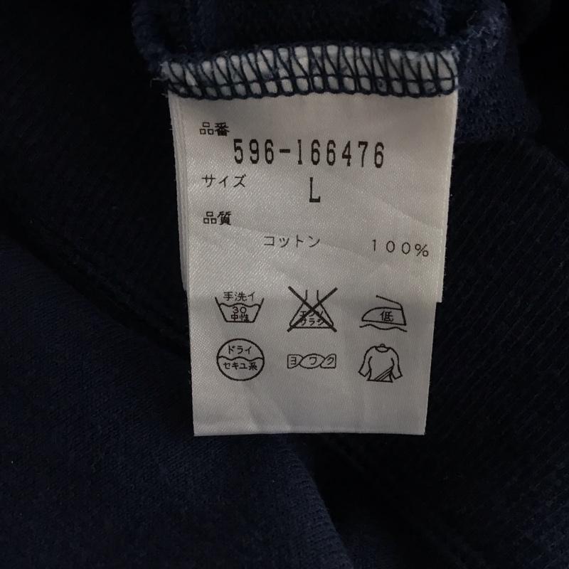 エムエイチエル MHL. Tシャツ 半袖 半袖カットソー プリントTシャツ クルーネックカットソー L ロゴ、文字 紺 / ネイビー / navy メンズ USED 古着 中古 10157727