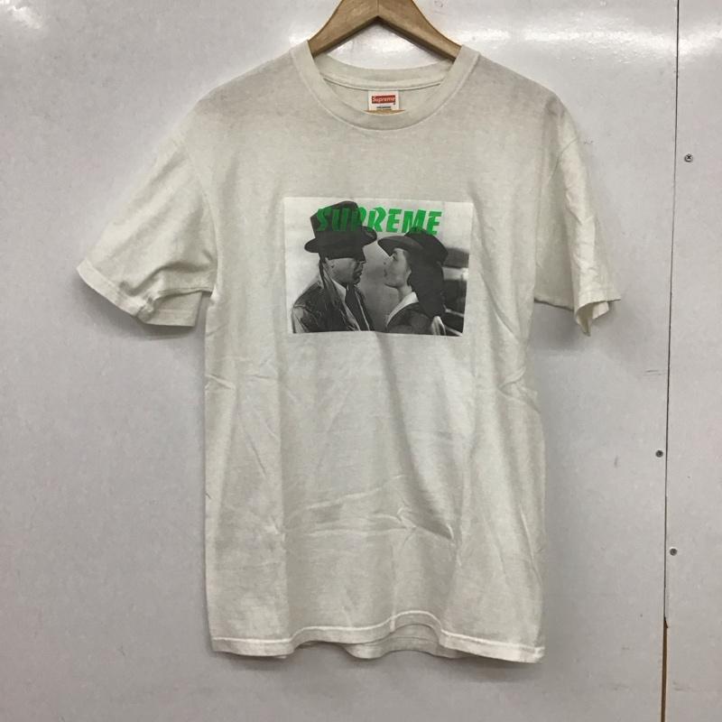 シュプリーム Supreme Tシャツ 半袖 半袖カットソー プリントTシャツ クルーネックカットソー M プリント 白 / ホワイト / white メンズ USED 古着 中古 10157730