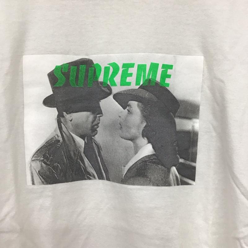 シュプリーム Supreme Tシャツ 半袖 半袖カットソー プリントTシャツ クルーネックカットソー M プリント 白 / ホワイト / white メンズ USED 古着 中古 10157730