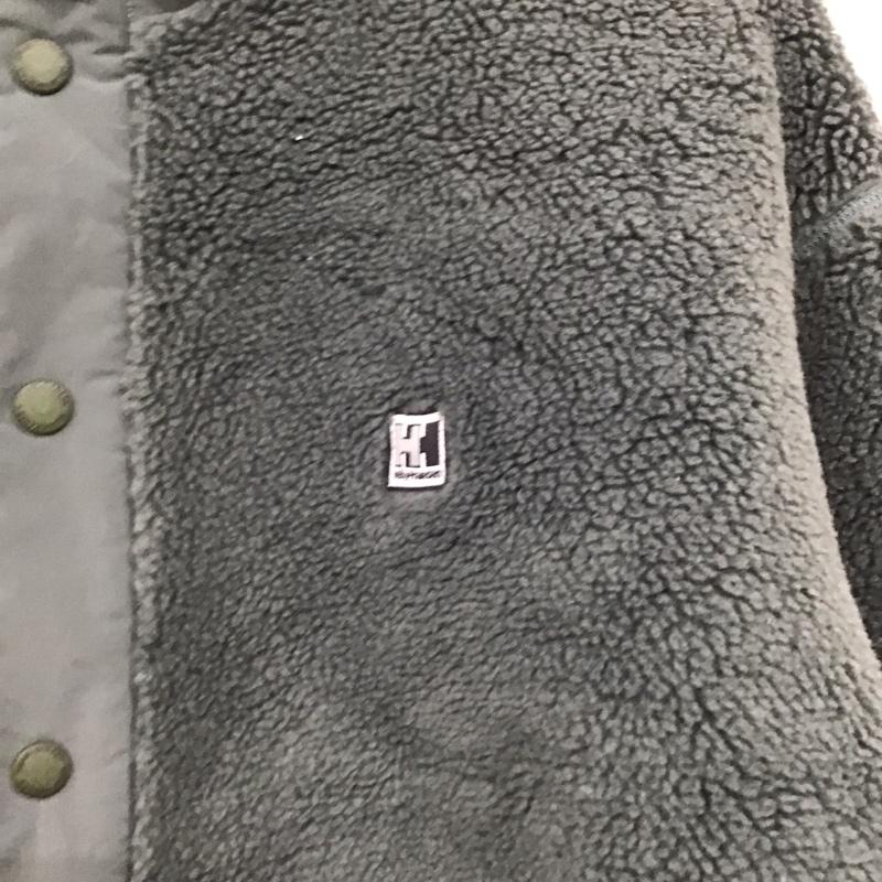 ヘリーハンセン HELLY HANSEN ジャケット、上着 ジャンパー、ブルゾン フリースジャケット プルオーバージャケット XL ロゴ、文字 カーキ / カーキ / khaki メンズ USED 古着 中古 10157731