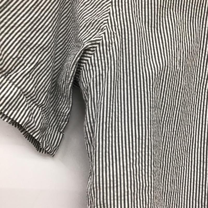 ラルフローレン RALPHLAUREN シャツ、ブラウス 半袖 半袖シャツ ストライプシャツ ボタンダウンシャツ XS ストライプ 白 / ホワイト / white X 灰 / グレー / gray メンズ USED 古着 中古 10157732