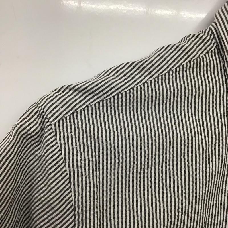 ラルフローレン RALPHLAUREN シャツ、ブラウス 半袖 半袖シャツ ストライプシャツ ボタンダウンシャツ XS ストライプ 白 / ホワイト / white X 灰 / グレー / gray メンズ USED 古着 中古 10157732