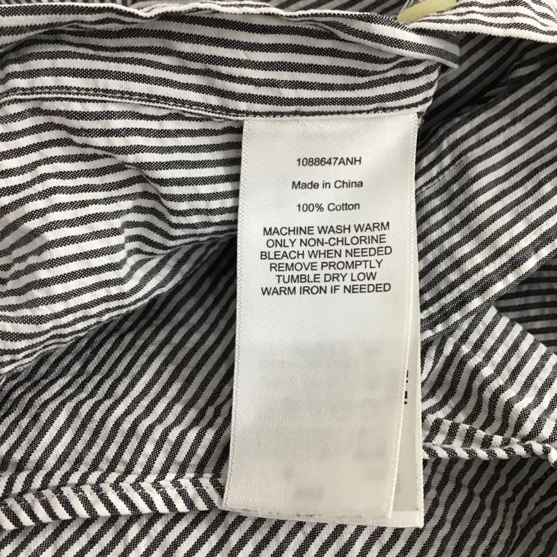 ラルフローレン RALPHLAUREN シャツ、ブラウス 半袖 半袖シャツ ストライプシャツ ボタンダウンシャツ XS ストライプ 白 / ホワイト / white X 灰 / グレー / gray メンズ USED 古着 中古 10157732