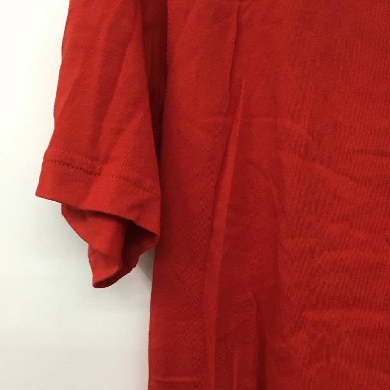 アディダス adidas Tシャツ 半袖 半袖カットソー プリントTシャツ クルーネックカットソー L ロゴ、文字 赤 / レッド / red メンズ USED 古着 中古 10157735