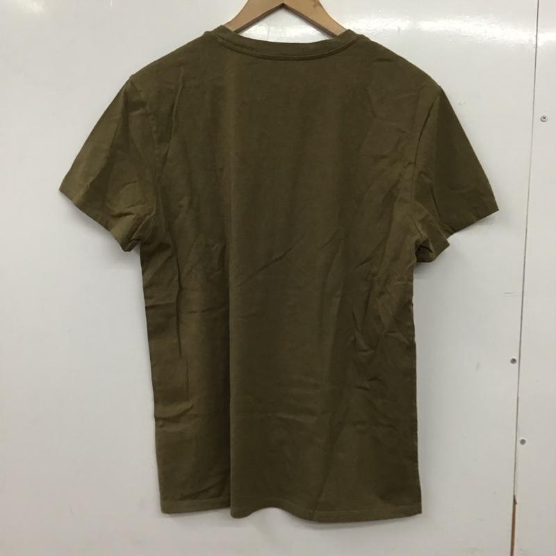 アーペーセー A.P.C. Tシャツ 半袖 半袖カットソー プリントTシャツ クルーネックカットソー M 無地 カーキ / カーキ / khaki メンズ USED 古着 中古 10157737