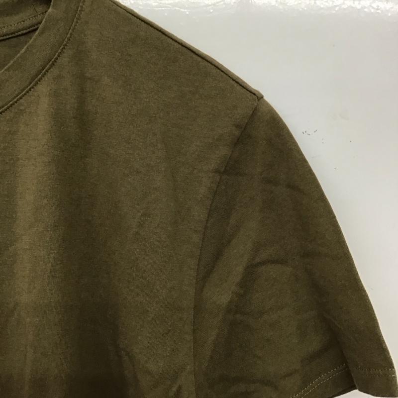 アーペーセー A.P.C. Tシャツ 半袖 半袖カットソー プリントTシャツ クルーネックカットソー M 無地 カーキ / カーキ / khaki メンズ USED 古着 中古 10157737
