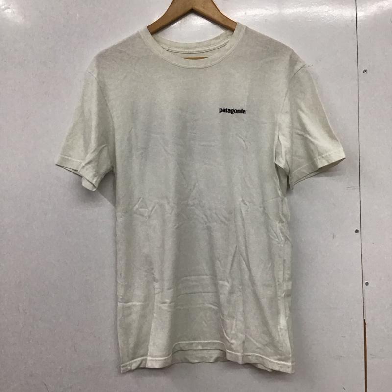 パタゴニア patagonia Tシャツ 半袖 半袖カットソー プリントTシャツ クルーネックカットソー S ロゴ、文字 白 / ホワイト / white メンズ USED 古着 中古 10157738