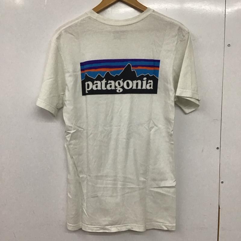 パタゴニア patagonia Tシャツ 半袖 半袖カットソー プリントTシャツ クルーネックカットソー S ロゴ、文字 白 / ホワイト / white メンズ USED 古着 中古 10157738