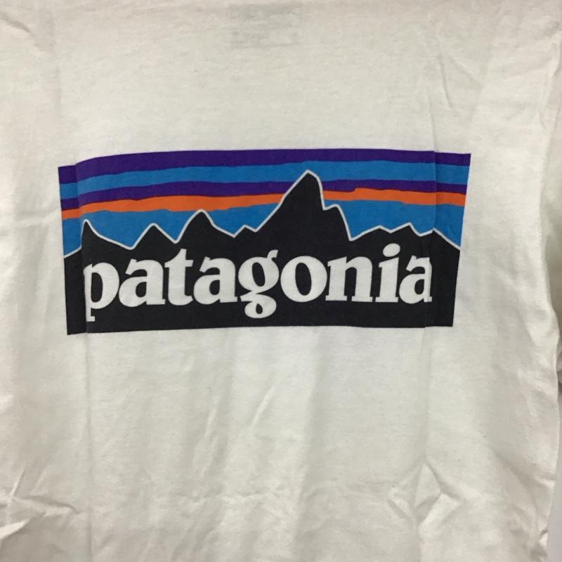 パタゴニア patagonia Tシャツ 半袖 半袖カットソー プリントTシャツ クルーネックカットソー S ロゴ、文字 白 / ホワイト / white メンズ USED 古着 中古 10157738