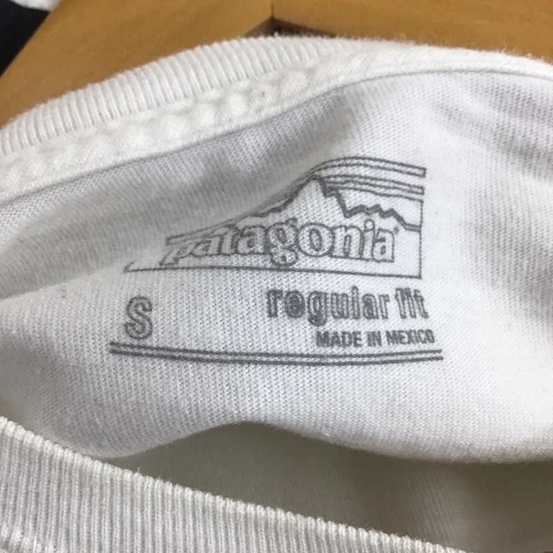 パタゴニア patagonia Tシャツ 半袖 半袖カットソー プリントTシャツ クルーネックカットソー S ロゴ、文字 白 / ホワイト / white メンズ USED 古着 中古 10157738