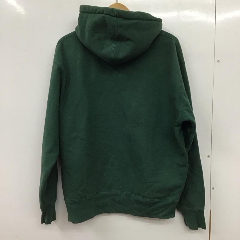 シュプリーム Supreme パーカー 長袖 長袖パーカー プルオーバーパーカー スウェット S ロゴ、文字 緑 / グリーン / green メンズ USED 古着 中古 10157740