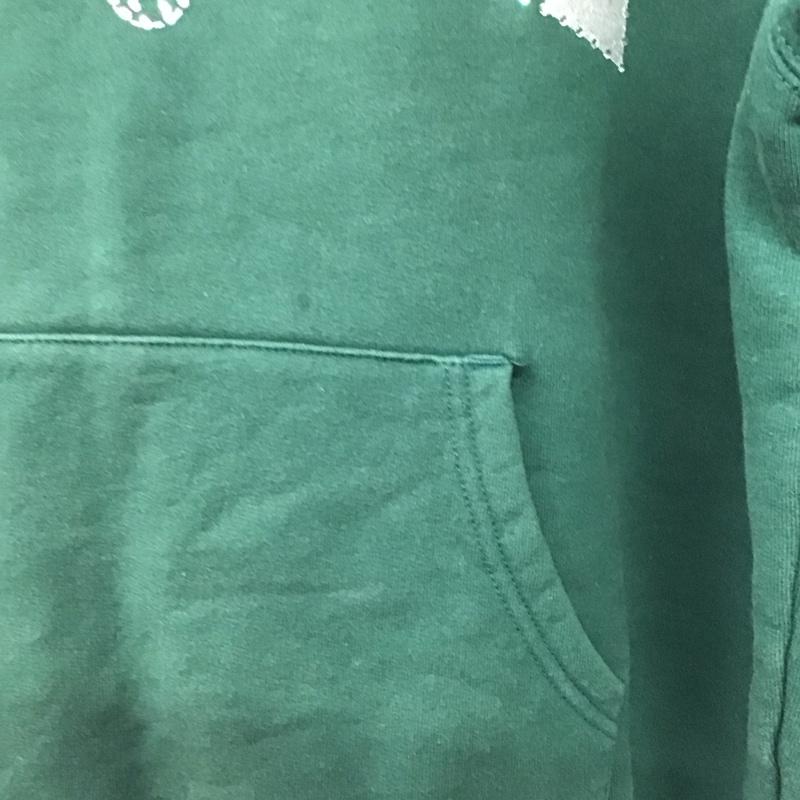 シュプリーム Supreme パーカー 長袖 長袖パーカー プルオーバーパーカー スウェット S ロゴ、文字 緑 / グリーン / green メンズ USED 古着 中古 10157740