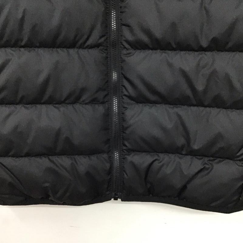 アディダス adidas ベスト ベスト ジップアップベスト ダウンジャケット M ロゴ、文字 黒 / ブラック / black メンズ USED 古着 中古 10157741