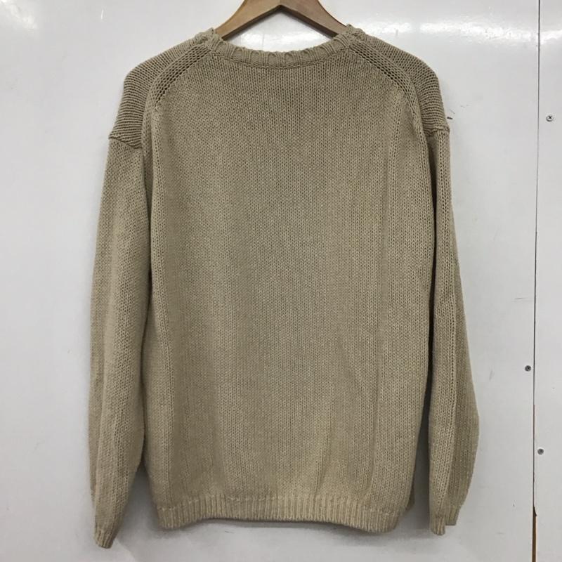 ビューティアンドユースユナイテッドアローズ BEAUTY&YOUTH UNITED ARROWS ニット、セーター 長袖 長袖ニットカットソー クルーネック セーター S 無地 ベージュ / ベージュ / beige メンズ USED 古着 中古 10157743