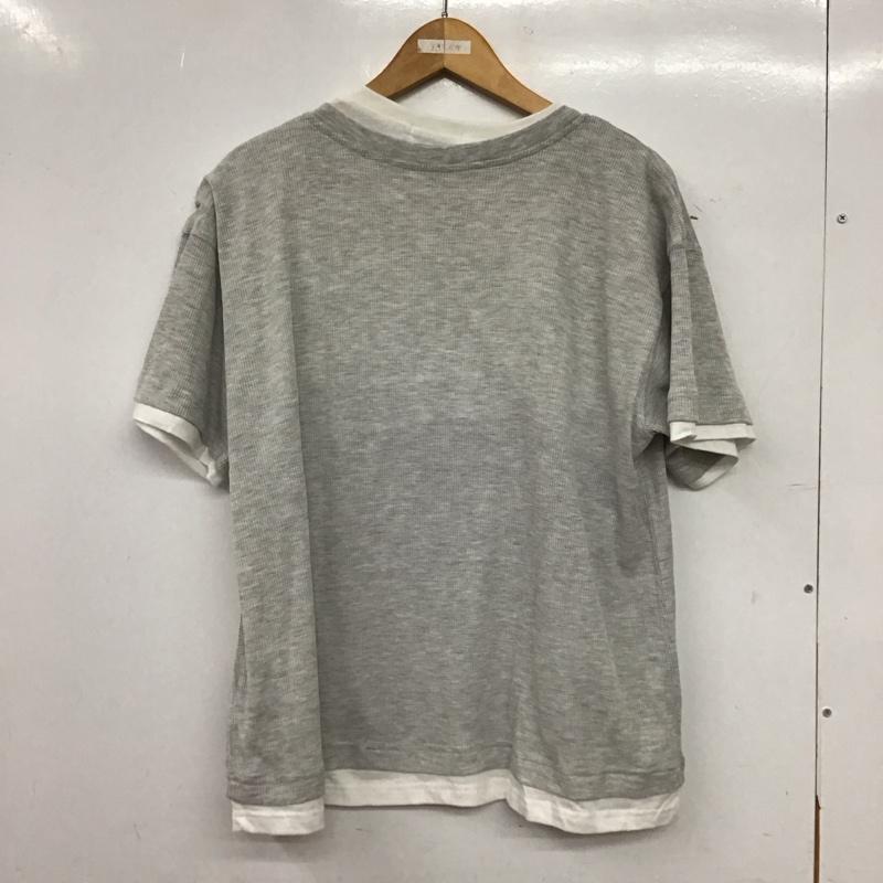 フリークスストア FREAK S STORE カットソー 半袖 半袖カットソー 無地Tシャツ ヘンリーネックカットソー FREE 無地 灰 / グレー / gray メンズ USED 古着 中古 10157746