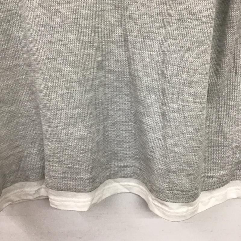 フリークスストア FREAK S STORE カットソー 半袖 半袖カットソー 無地Tシャツ ヘンリーネックカットソー FREE 無地 灰 / グレー / gray メンズ USED 古着 中古 10157746