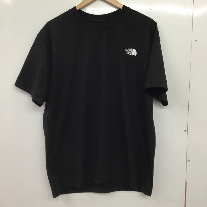 ザノースフェイス THE NORTH FACE Tシャツ 半袖 nt32108 バンダナスクエアロゴ プリントTシャツ L ロゴ、文字 黒 / ブラック / black メンズ USED 古着 中古 10157747