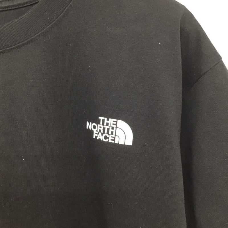 ザノースフェイス THE NORTH FACE Tシャツ 半袖 nt32108 バンダナスクエアロゴ プリントTシャツ L ロゴ、文字 黒 / ブラック / black メンズ USED 古着 中古 10157747