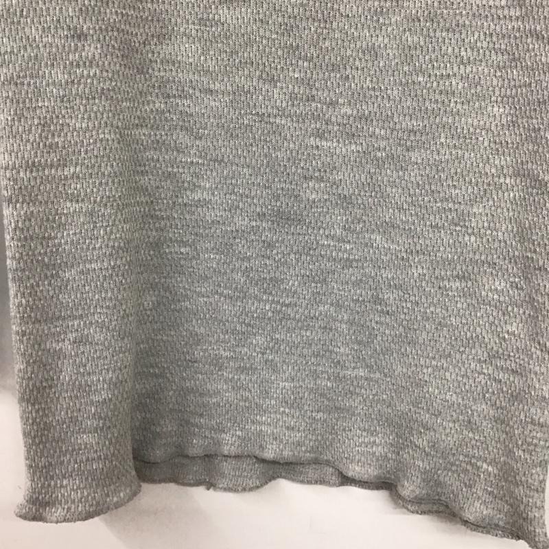 ヘインズ HANES カットソー 長袖 長袖カットソー ヘンリーネックカットソー S 無地 灰 / グレー / gray メンズ USED 古着 中古 10157754