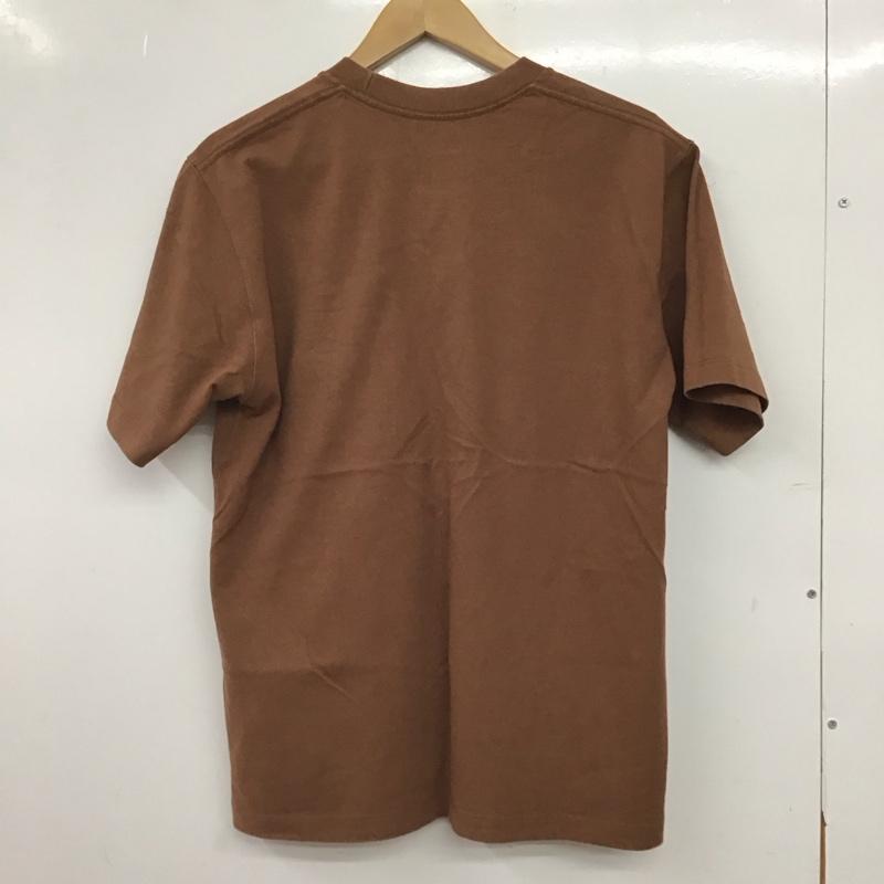 ダントン Danton Tシャツ 半袖 半袖カットソー プリントTシャツ クルーネックカットソー 40 ロゴ、文字 茶 / ブラウン / brown メンズ USED 古着 中古 10157759