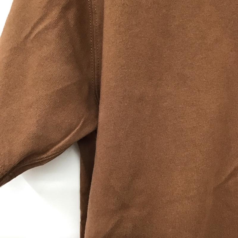 ダントン Danton Tシャツ 半袖 半袖カットソー プリントTシャツ クルーネックカットソー 40 ロゴ、文字 茶 / ブラウン / brown メンズ USED 古着 中古 10157759