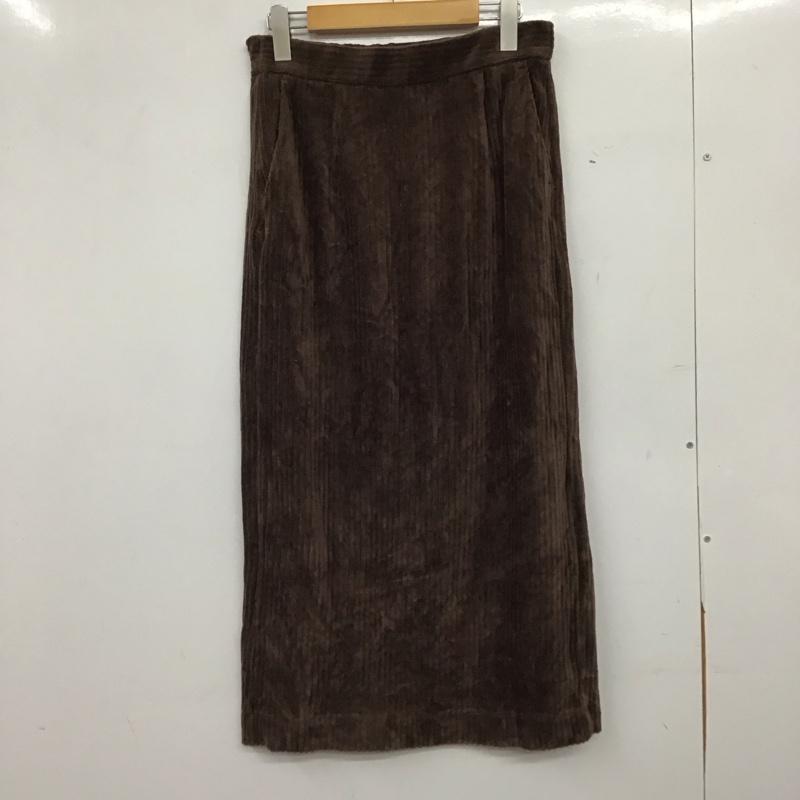 スタディオクリップ studio CLIP スカート ロングスカート M 無地 茶 / ブラウン / brown レディース USED 古着 中古 10157760