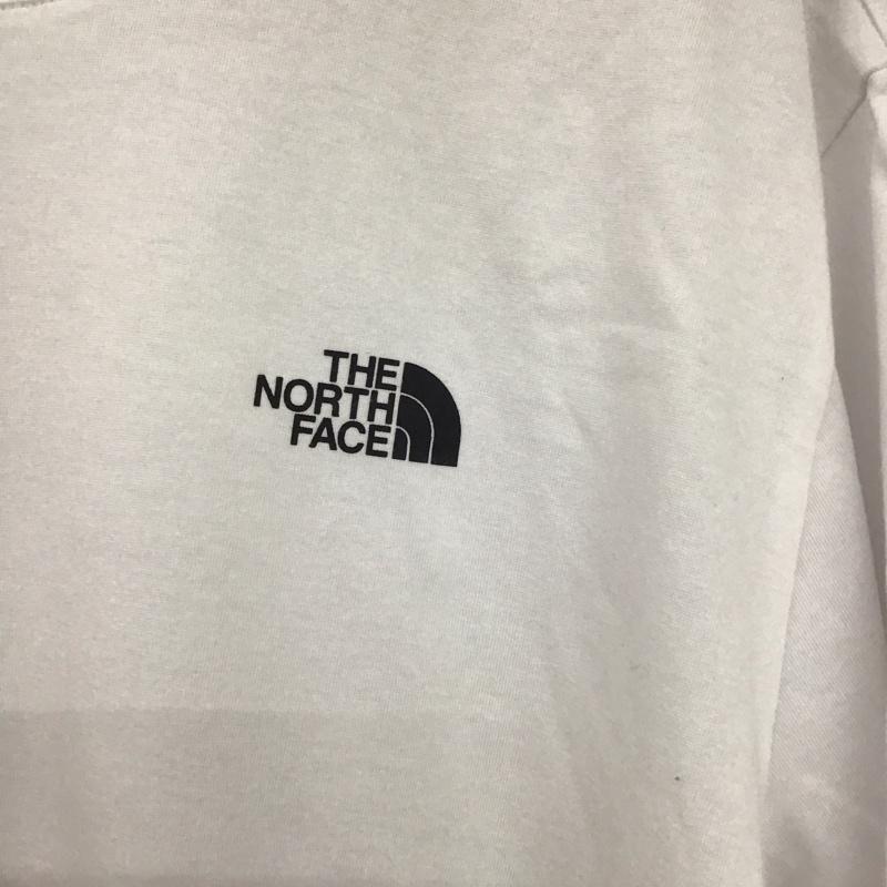 ザノースフェイス THE NORTH FACE Tシャツ 半袖 半袖カットソー プリントTシャツ クルーネックカットソー XXL ロゴ、文字 白 / ホワイト / white メンズ USED 古着 中古 10157761