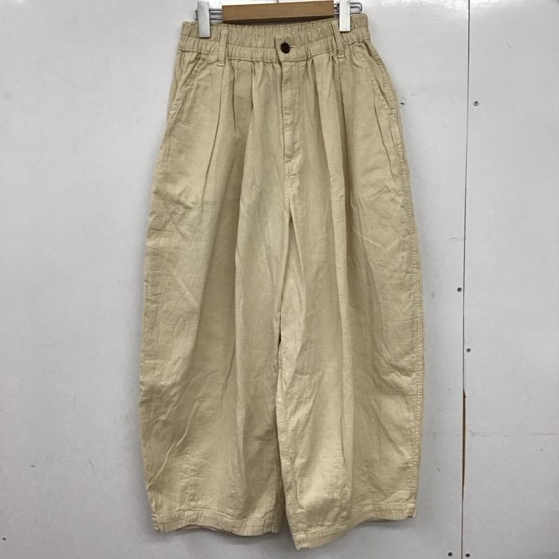 ハーベスティ HARVESTY パンツ ワークパンツ、ペインターパンツ A12005 クロップド サーカスパンツ 2 無地 アイボリー / アイボリー / レディース USED 古着 中古 10157762