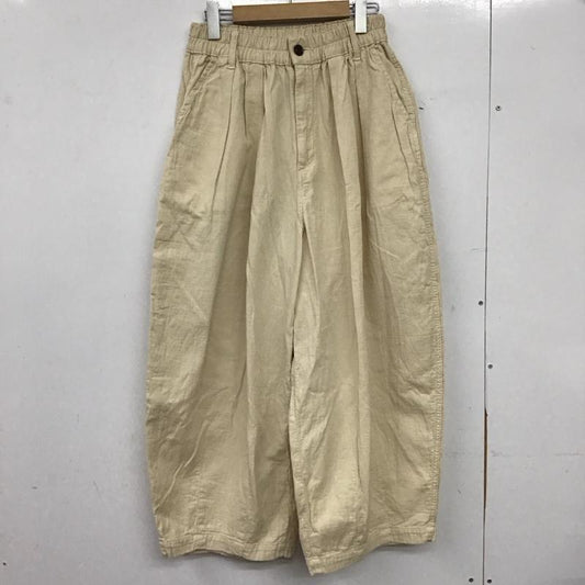 ハーベスティ HARVESTY パンツ ワークパンツ、ペインターパンツ A12005 クロップド サーカスパンツ 2 無地 アイボリー / アイボリー / レディース USED 古着 中古 10157762
