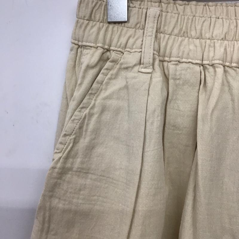 ハーベスティ HARVESTY パンツ ワークパンツ、ペインターパンツ A12005 クロップド サーカスパンツ 2 無地 アイボリー / アイボリー / レディース USED 古着 中古 10157762