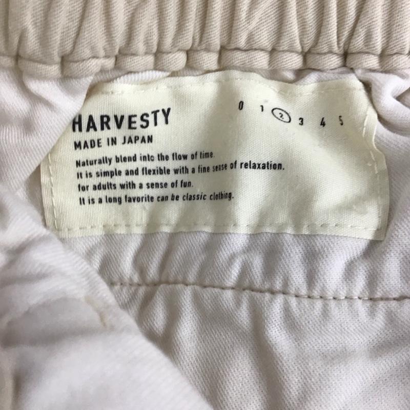 ハーベスティ HARVESTY パンツ ワークパンツ、ペインターパンツ A12005 クロップド サーカスパンツ 2 無地 アイボリー / アイボリー / レディース USED 古着 中古 10157762