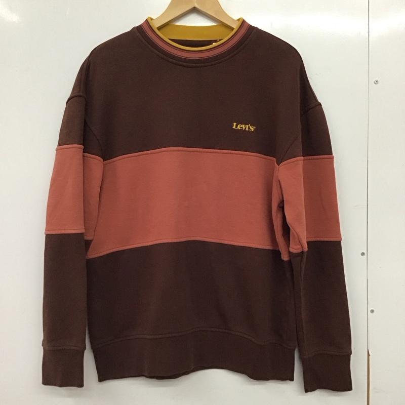 リーバイス Levi s トレーナー 長袖 長袖トレーナー スウェット クルーネック プルオーバー S ロゴ、文字 マルチカラー / マルチカラー / multicolor メンズ USED 古着 中古 10157764